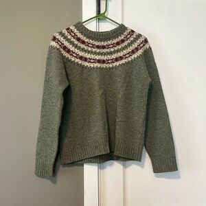 Vtg Lambswool Woolrich Sweater